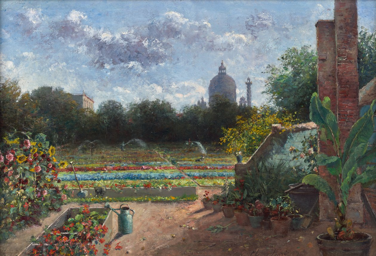 Den botaniska trädgården i Wien av Hermine Lang Laris
