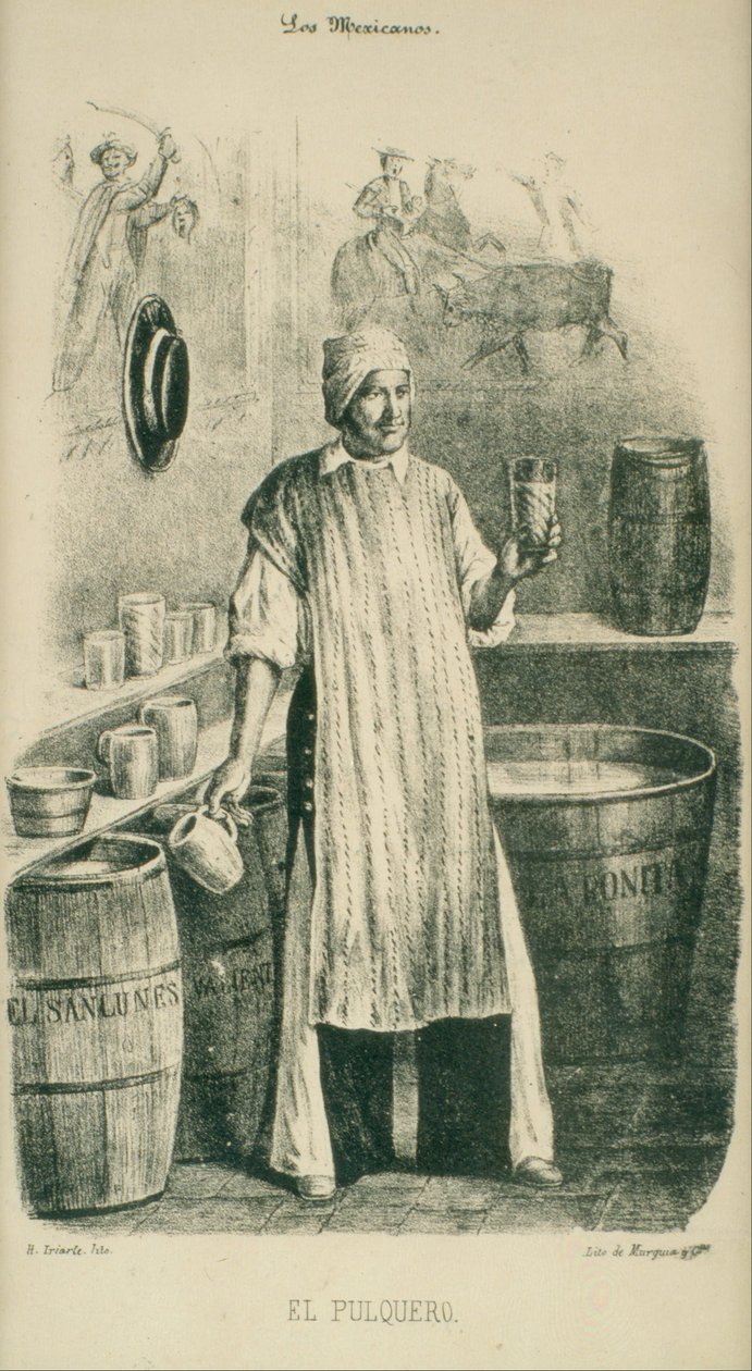 Pulque -säljaren av Hesiquio Iriarte