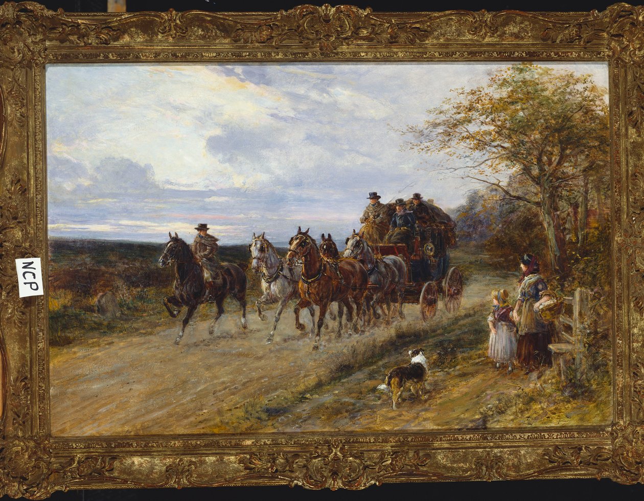 En passerande tränare av Heywood Hardy