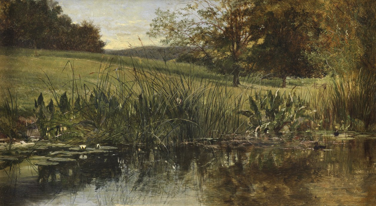 Vid flodstranden, 1869 av Heywood Hardy