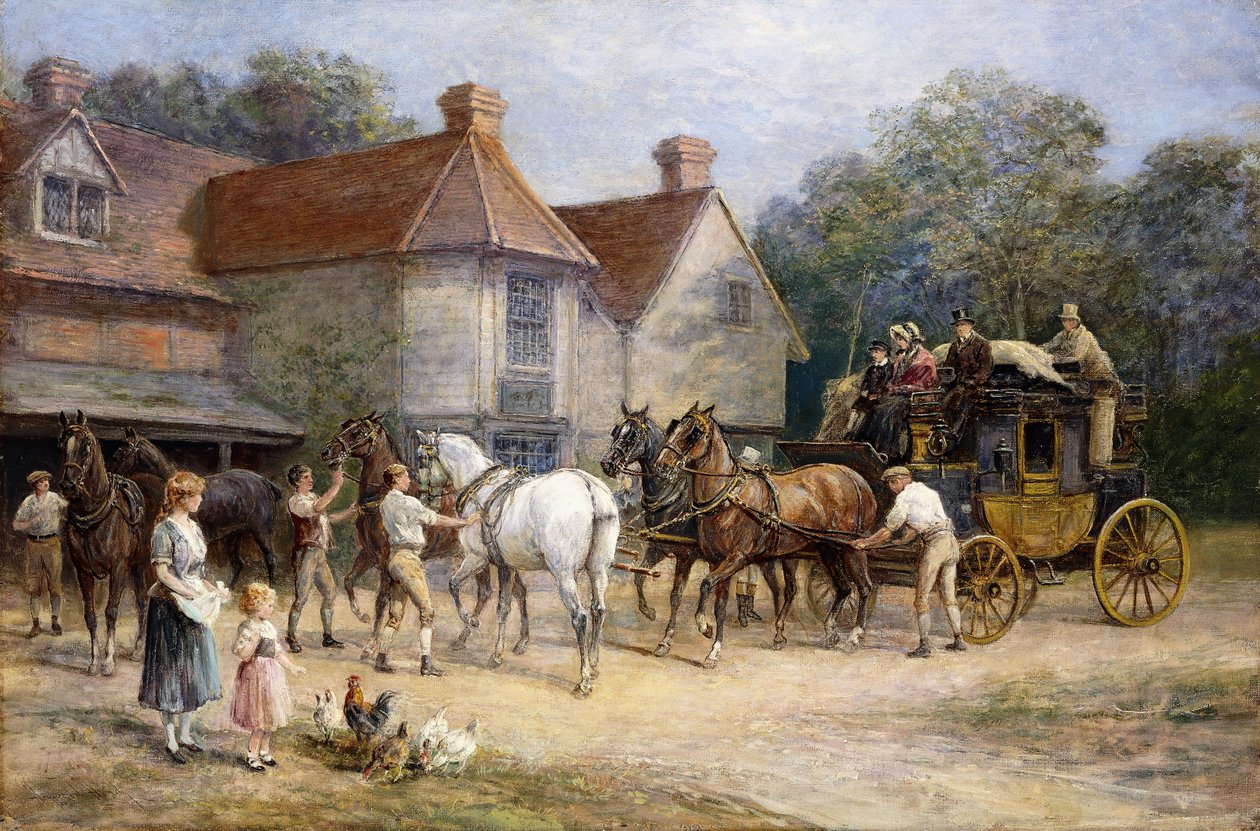 Byta hästar, av Heywood Hardy