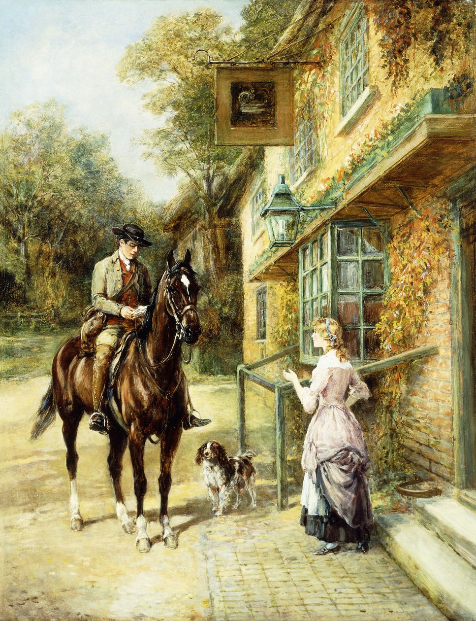 Byns brevbärare, av Heywood Hardy