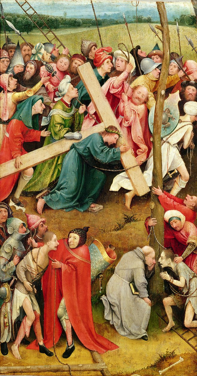 Kristus som bär korset, 1485-90 av Hieronymus Bosch