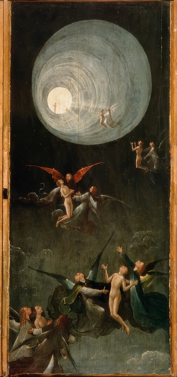 Uppstigningen till det himmelska paradiset av Hieronymus Bosch