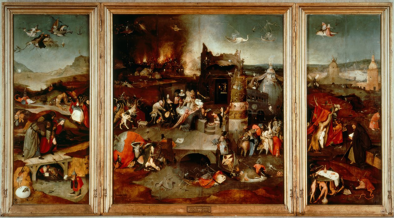 Frestelsen av Sankt Antonius av Hieronymus Bosch