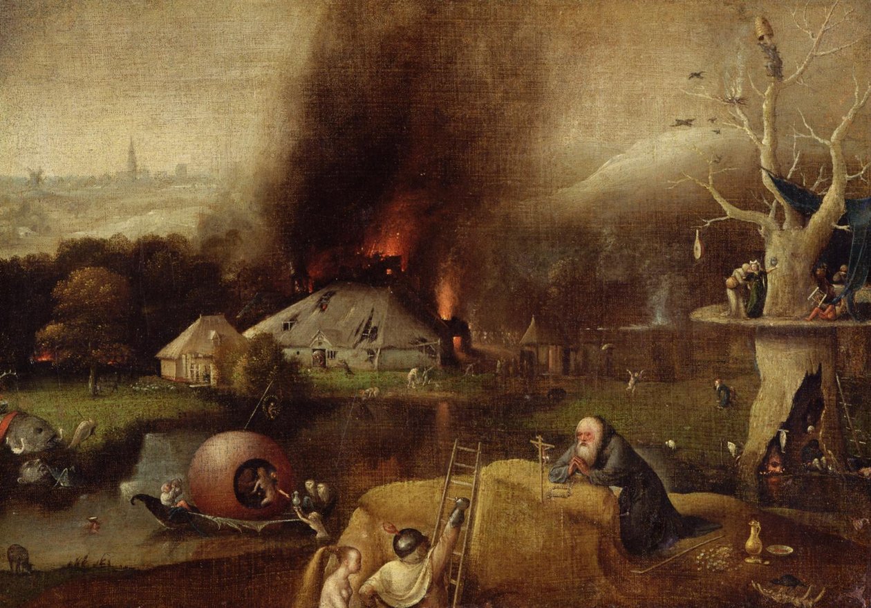 Temptation of Saint Anthony (Chrysler Museum of Art) av Hieronymus Bosch