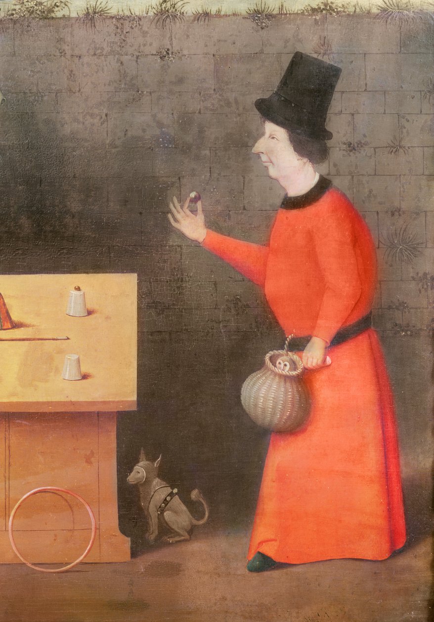 The Conjuror, detalj (se även 93883) av Hieronymus Bosch