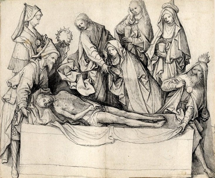 The Entombment av Hieronymus Bosch
