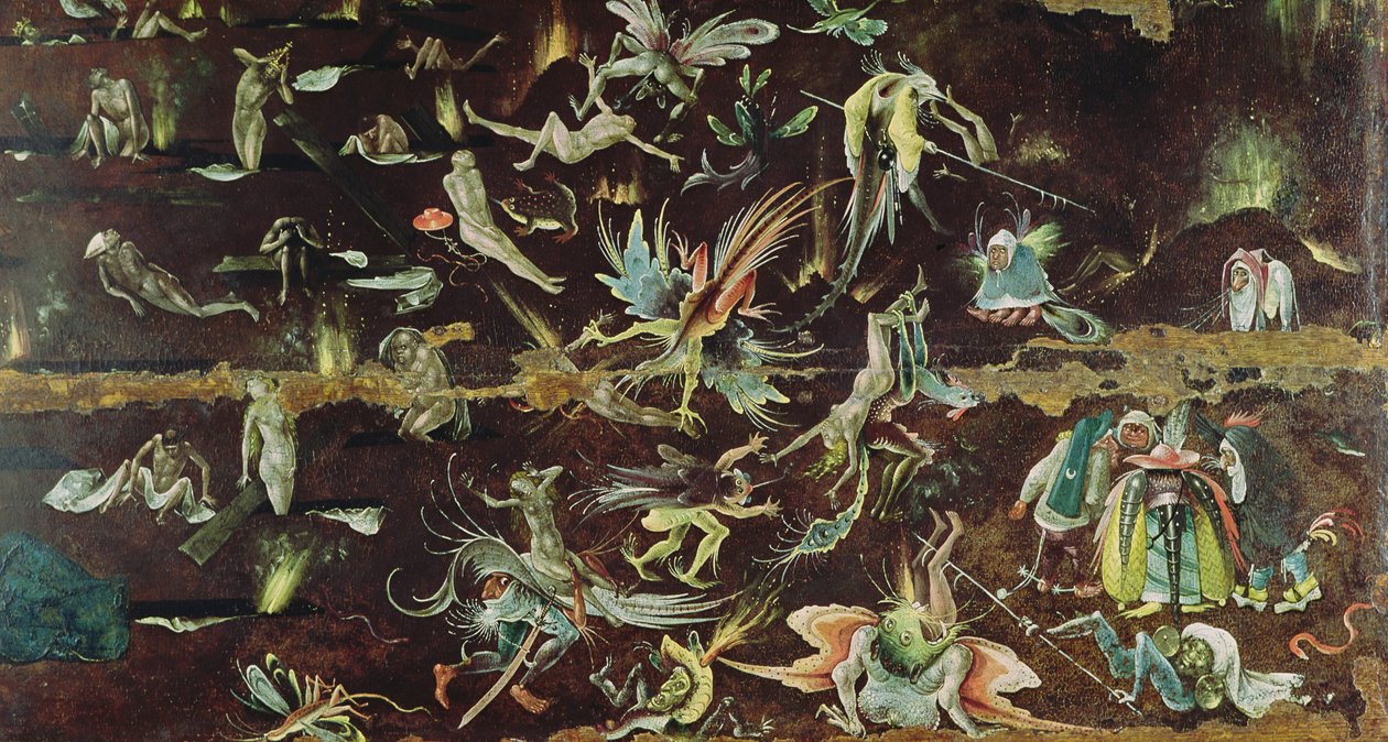 The Last Judgement, c.1504 (detaljer) av Hieronymus Bosch