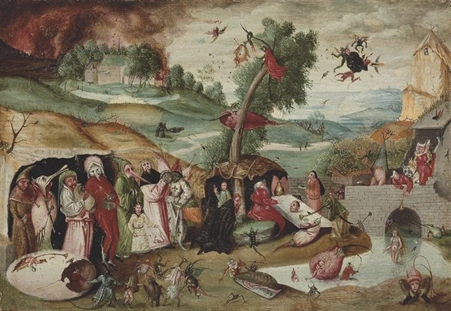 The Temptation of Saint Anthony av Hieronymus Bosch