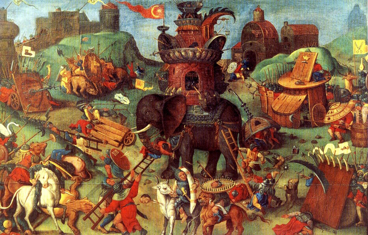 War Elephant av Hieronymus Bosch