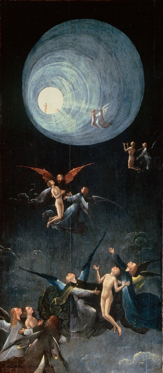 Uppstigning av de välsignade av Hieronymus Bosch