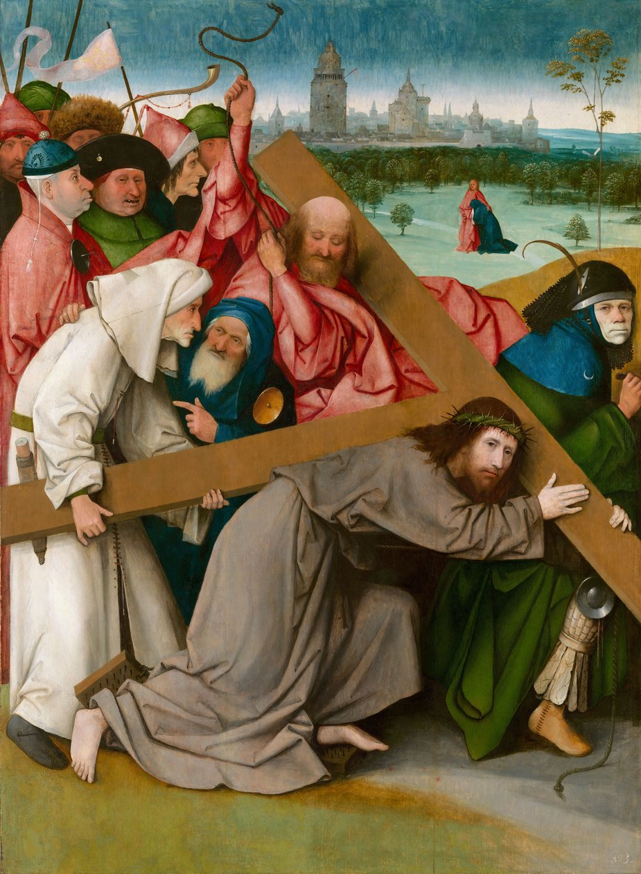 Kristus som bär korset, ca. 1500. av Hieronymus Bosch
