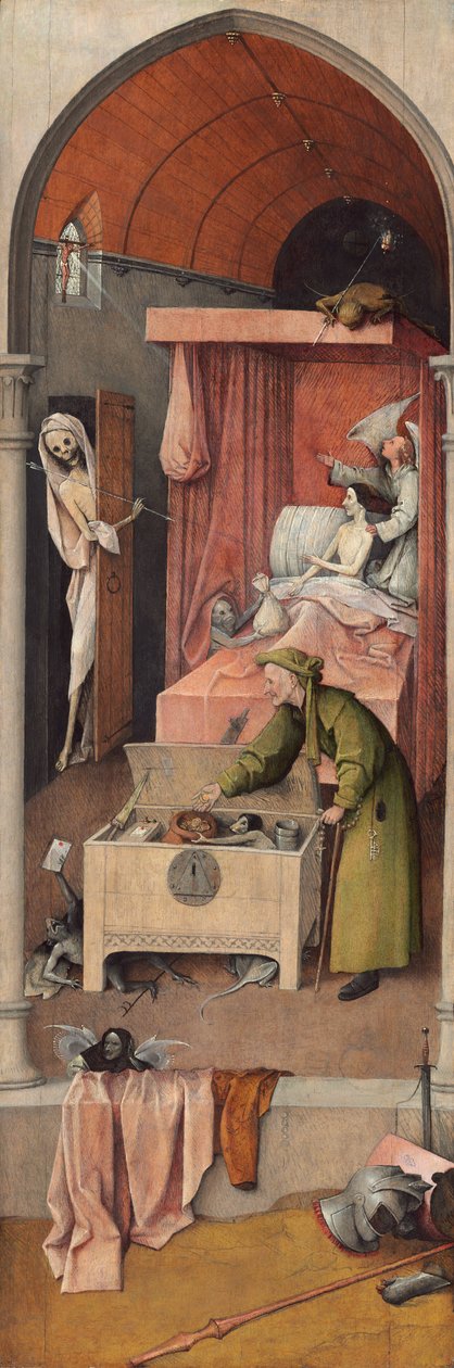 Döden och Miser av Hieronymus Bosch