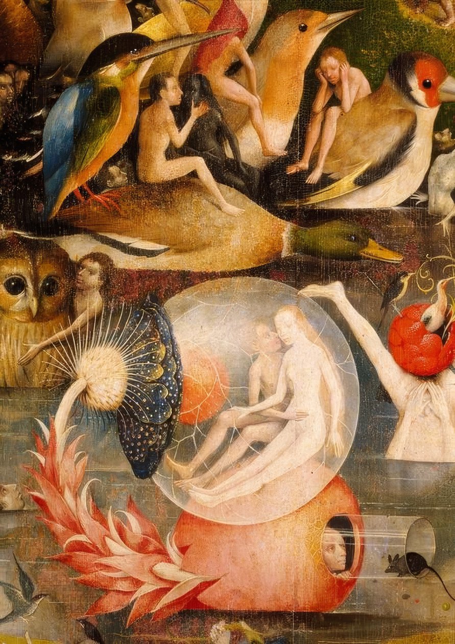 De jordiska njutningarnas trädgård av Hieronymus Bosch