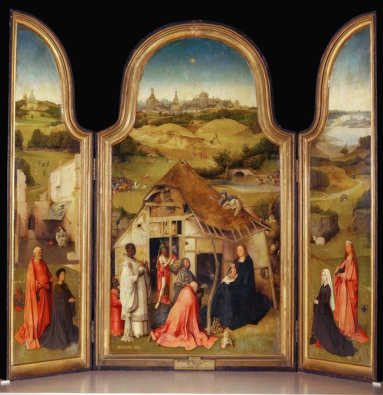 Tillbedjan av Magi av Hieronymus Bosch