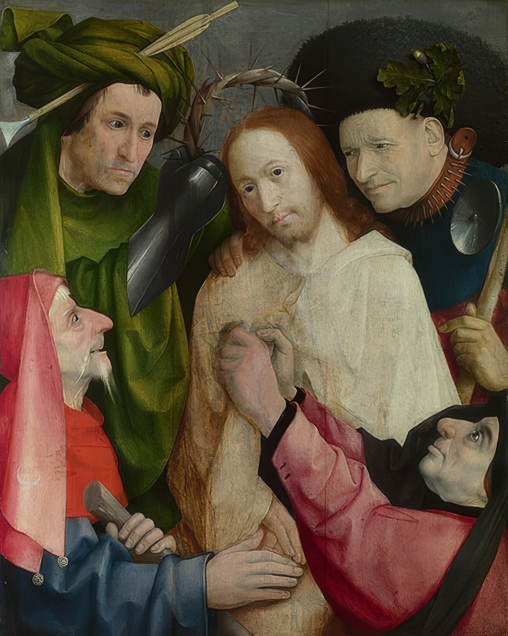 Kristi förlöjligande. Omkring 1510 av Hieronymus Bosch