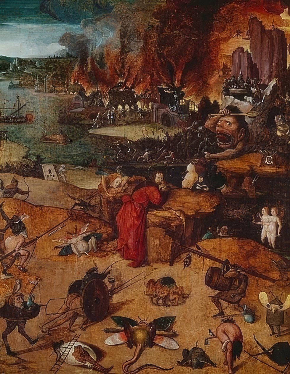 Frestelsen av Sankt Antonius av Hieronymus Bosch