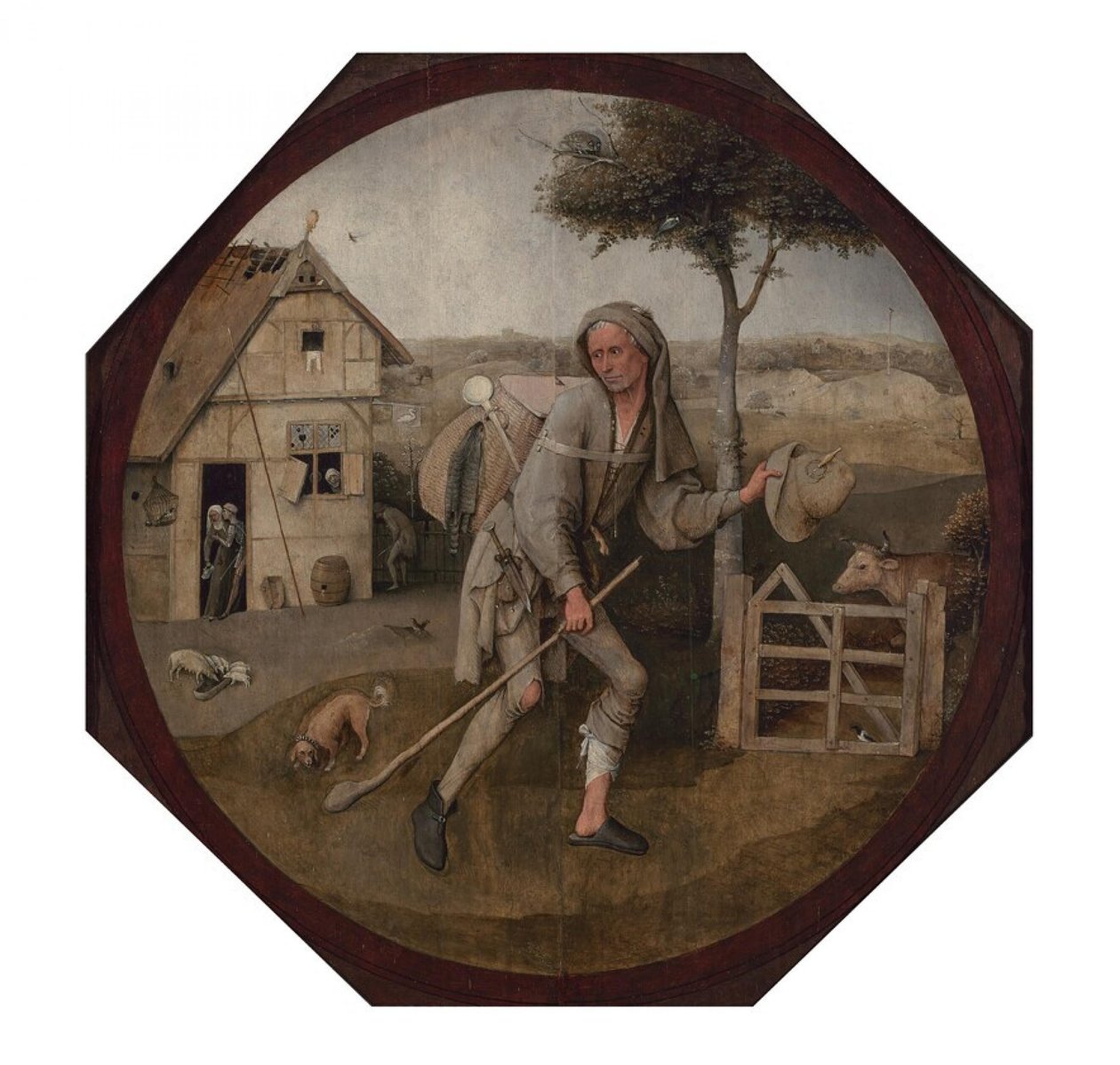 Holländska: The Wayfarer The Wayfarer av Hieronymus Bosch