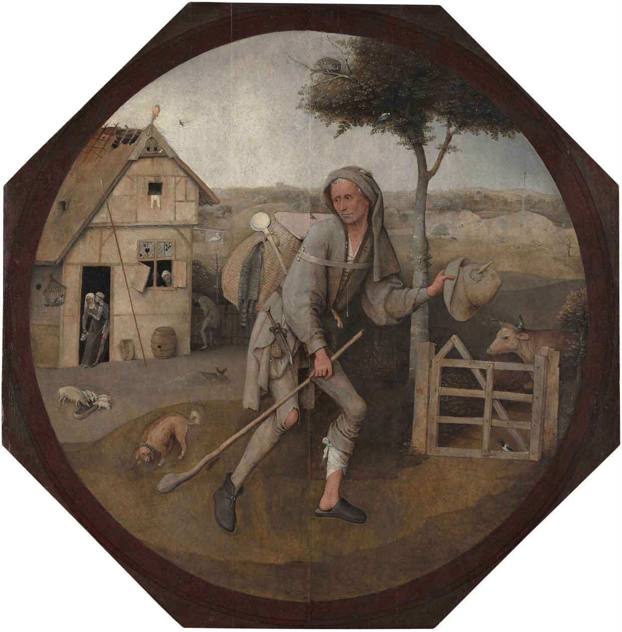 Holländska: The Wayfarer The Wayfarer av Hieronymus Bosch