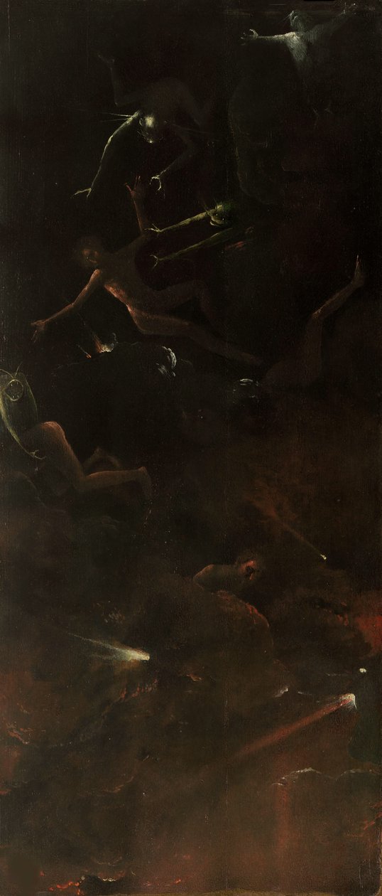 Four Visions of the Hereafter, ca 1490-1510. av Hieronymus Bosch