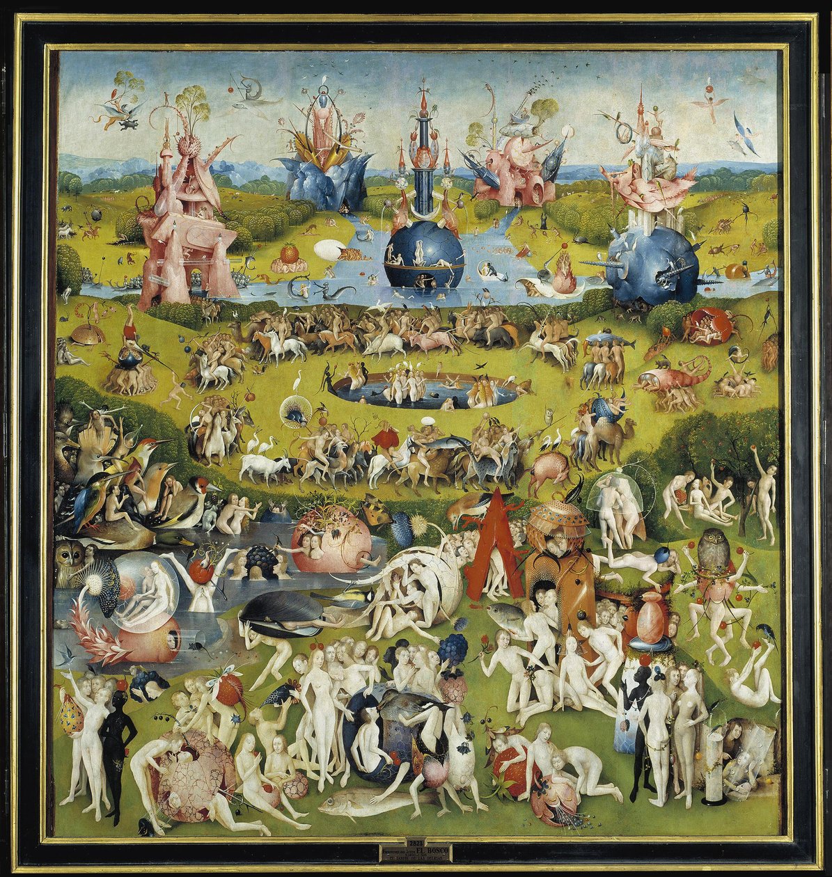 De jordiska läckerheternas trädgård av Hieronymus Bosch