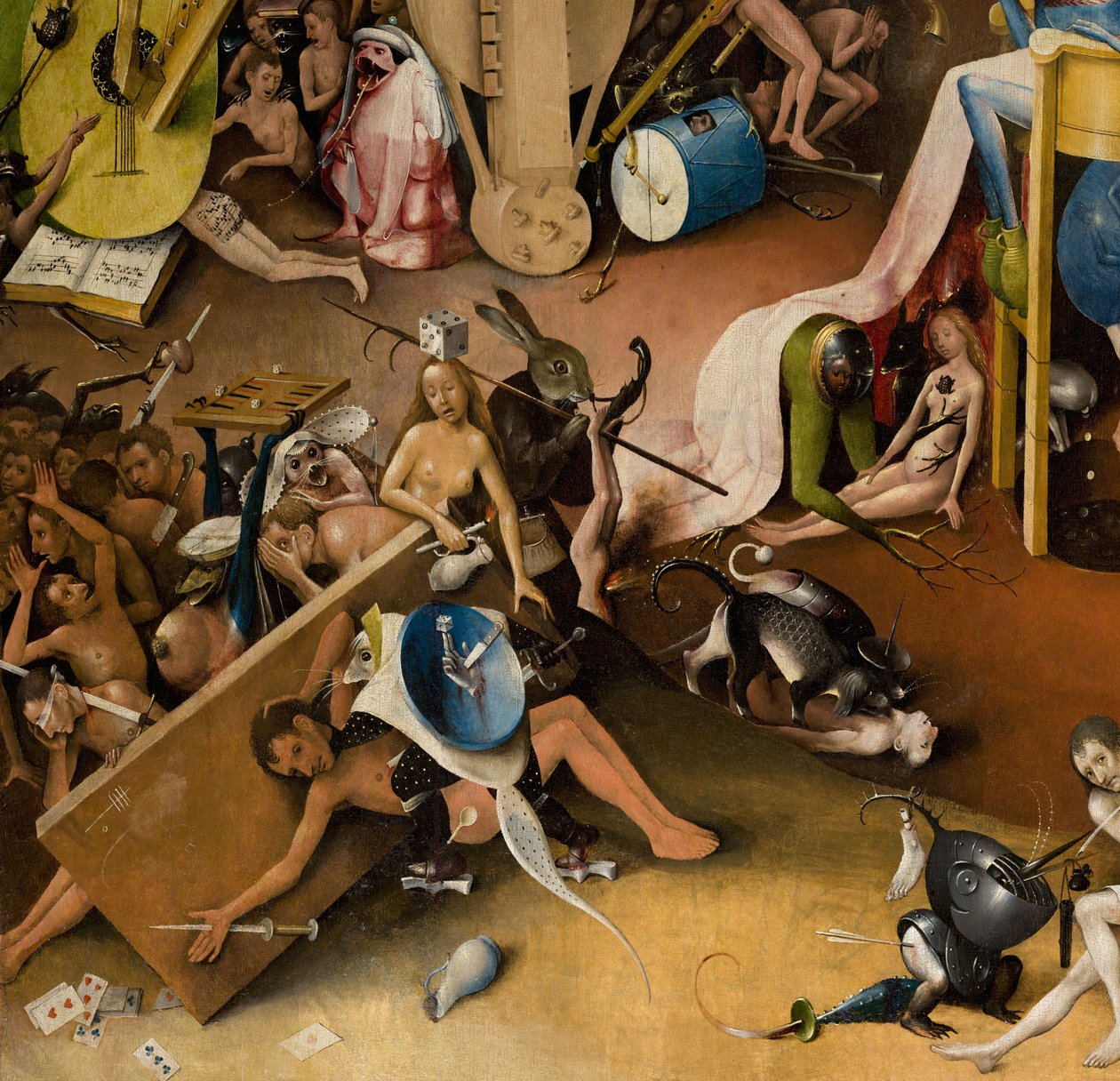 The Garden of Earthly Delights, 1490-1500 av Hieronymus Bosch
