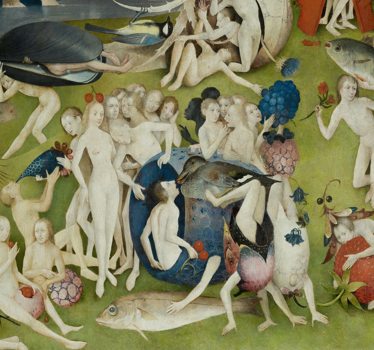 The Garden of Earthly Delights, 1490-1500 av Hieronymus Bosch