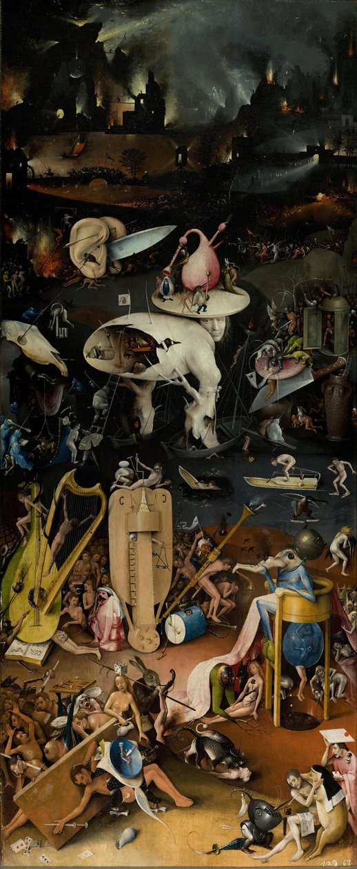 The Garden of Earthly Delights, 1490-1500 av Hieronymus Bosch