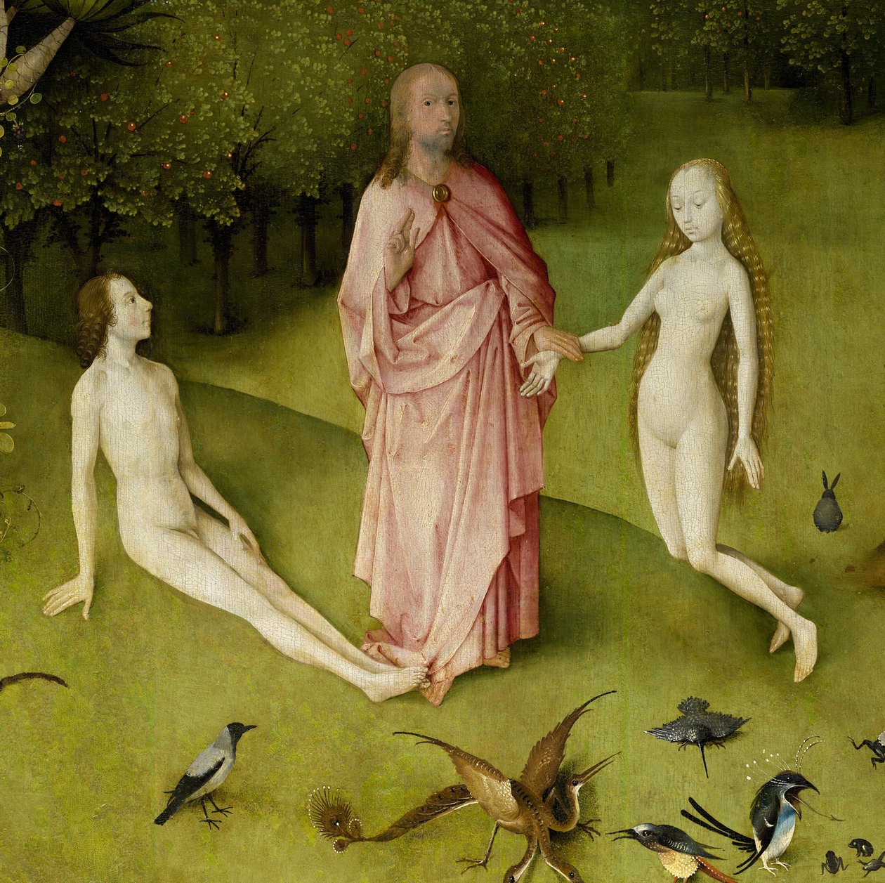 The Garden of Earthly Delights, 1490-1500 av Hieronymus Bosch