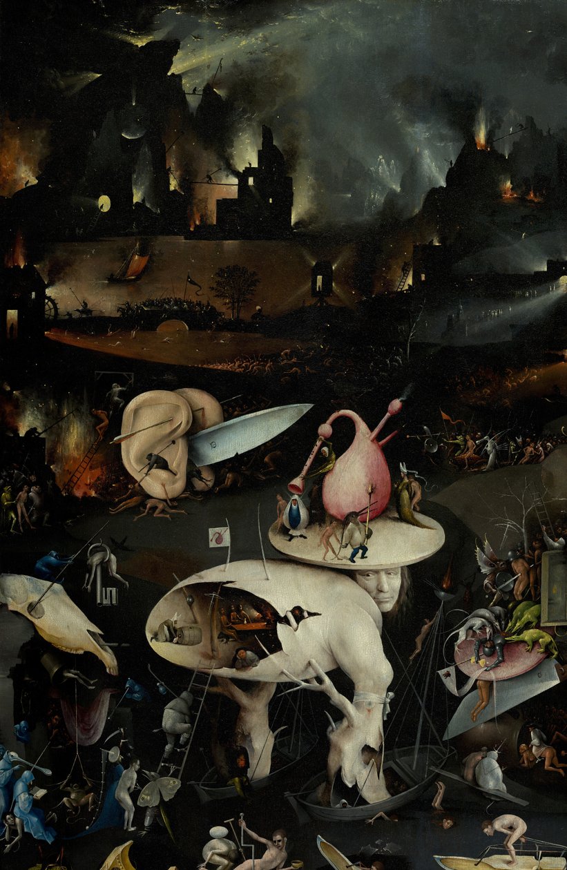 The Garden of Earthly Delights, 1490-1500 av Hieronymus Bosch