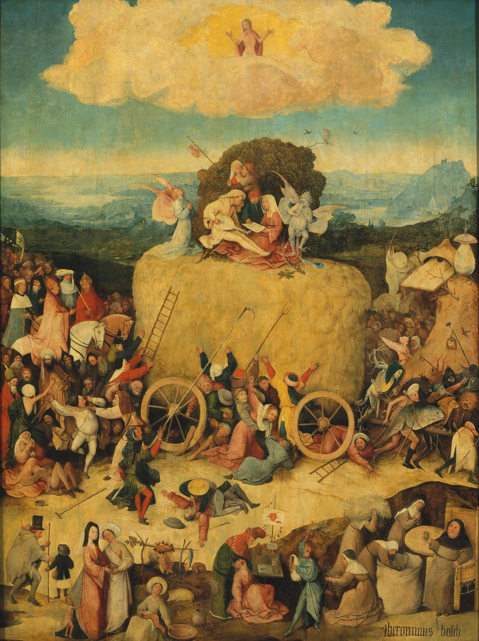 Haywain Triptych Central panel, ca. 1516 av Hieronymus Bosch