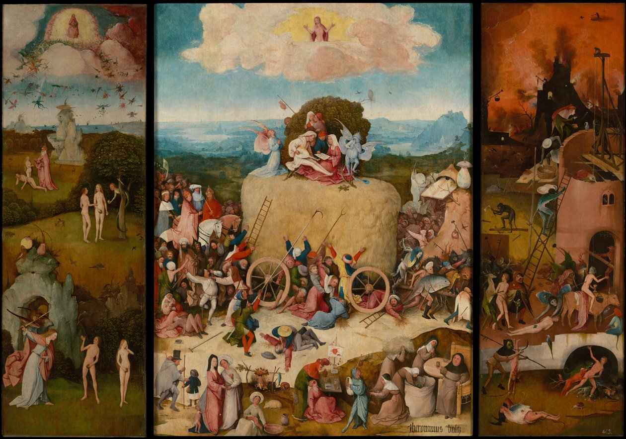Haywain-triptyken, ca 1516 av Hieronymus Bosch