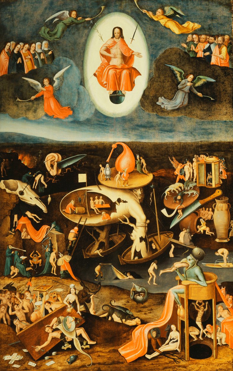 Den sista domen, av Hieronymus Bosch