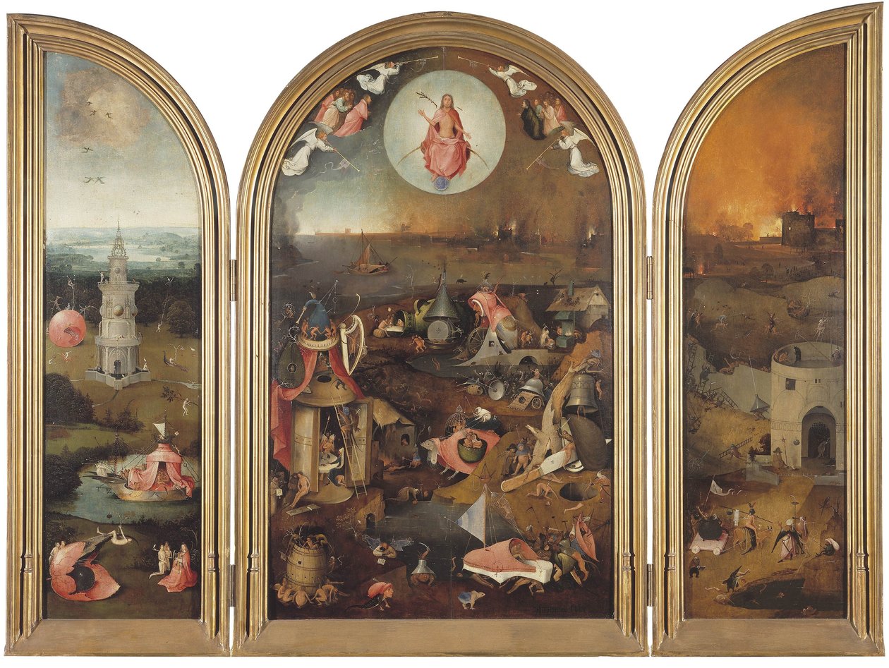 Den sista domen, ca 1490-1510 av Hieronymus Bosch