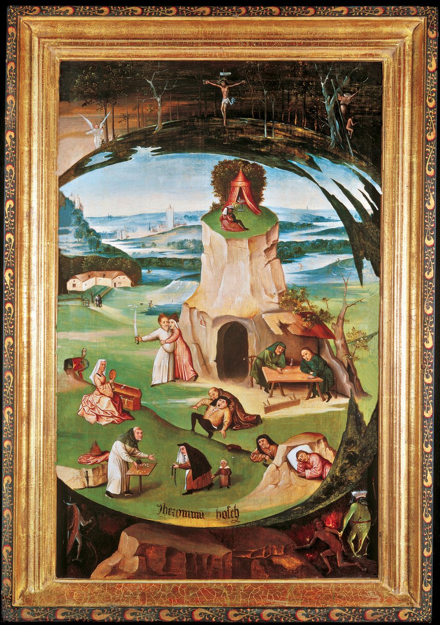 De sju dödssynderna av Hieronymus Bosch