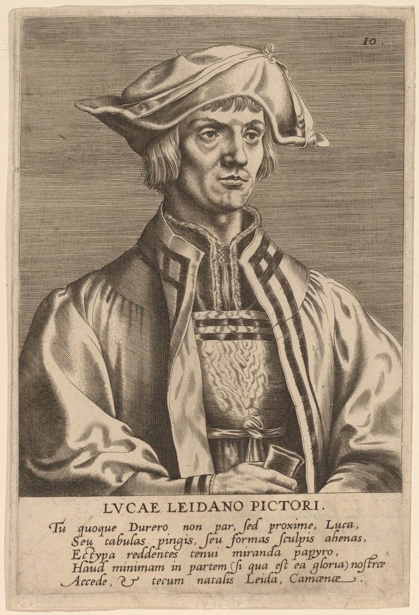 Lucas van Leyden av Hieronymus Wierix