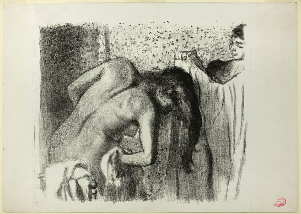 Efter badet (stor version) av Hilaire Germain Edgar Degas
