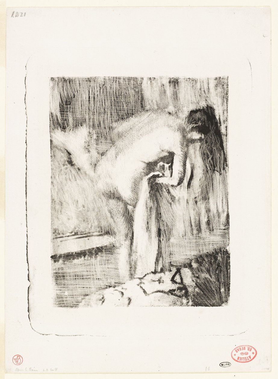 Efter badet II av Hilaire Germain Edgar Degas