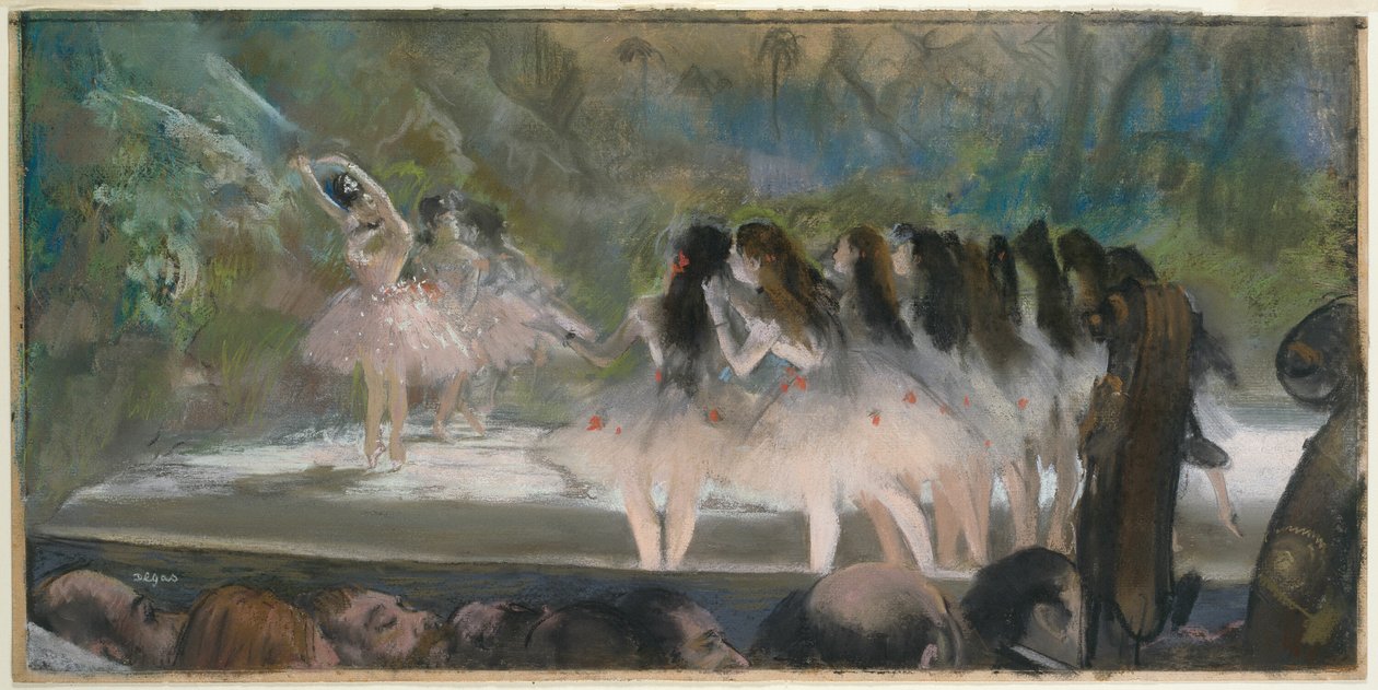 Balett på Opéra i Paris av Hilaire Germain Edgar Degas