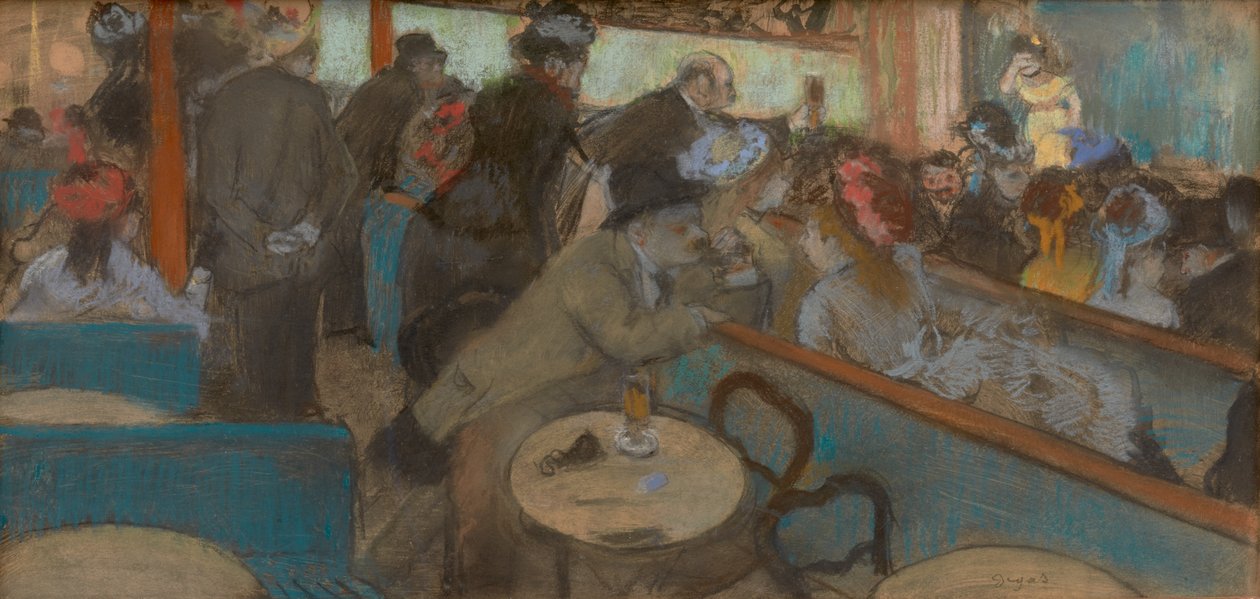 Café-konsert (The Spectators) av Hilaire Germain Edgar Degas