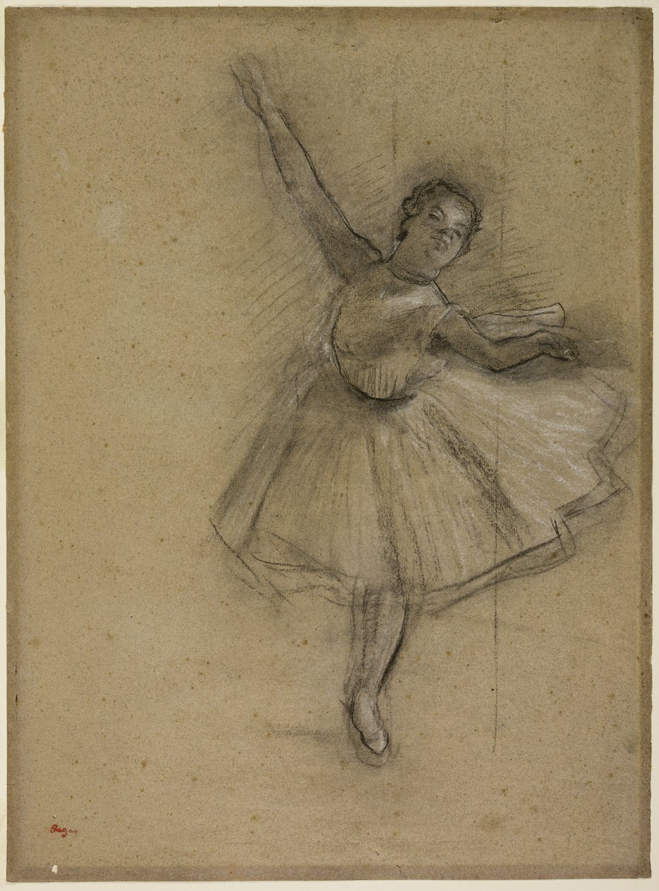 Dansare som vrider sig av Hilaire Germain Edgar Degas