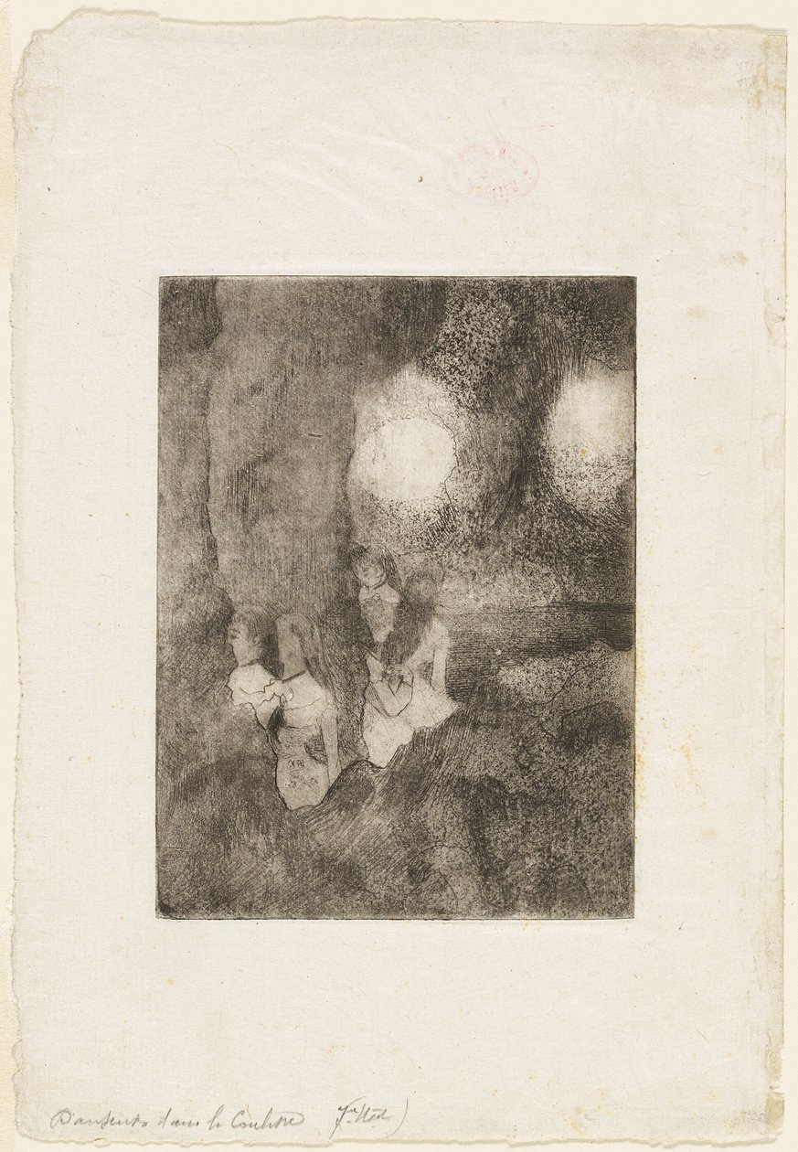 Dansare i kulisserna av Hilaire Germain Edgar Degas