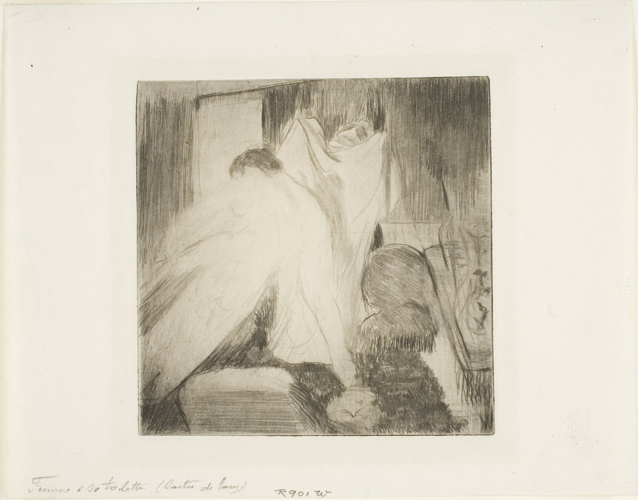 Lämnar badet av Hilaire Germain Edgar Degas