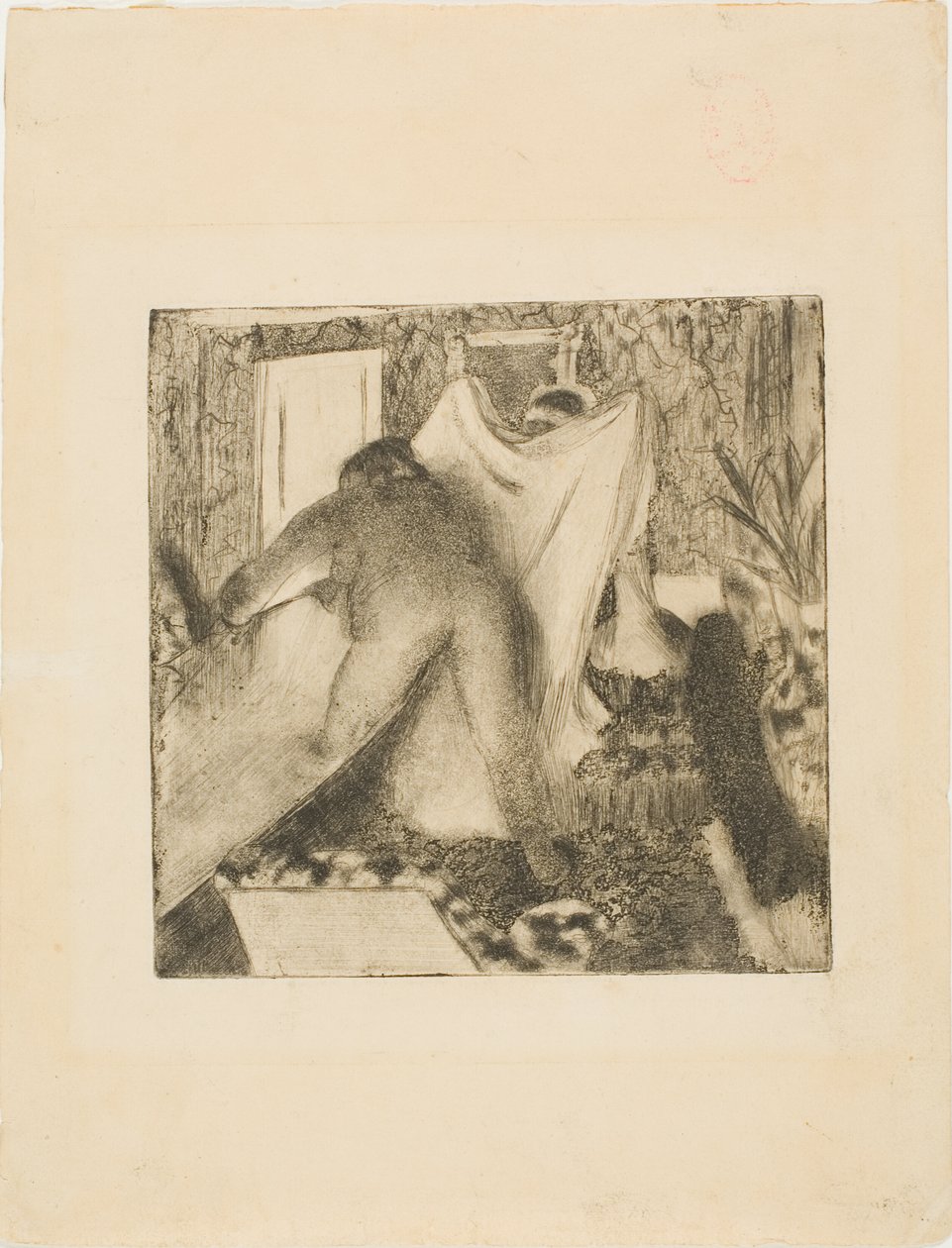 Lämnar badet av Hilaire Germain Edgar Degas