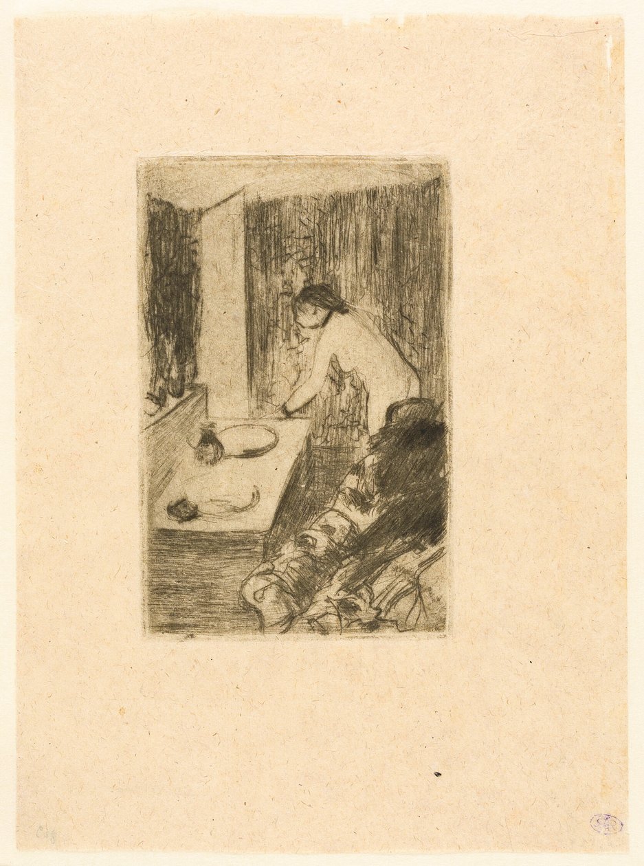 Den lilla omklädningsrummet av Hilaire Germain Edgar Degas