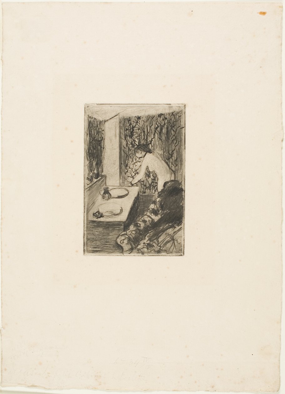 Den lilla omklädningsrummet av Hilaire Germain Edgar Degas