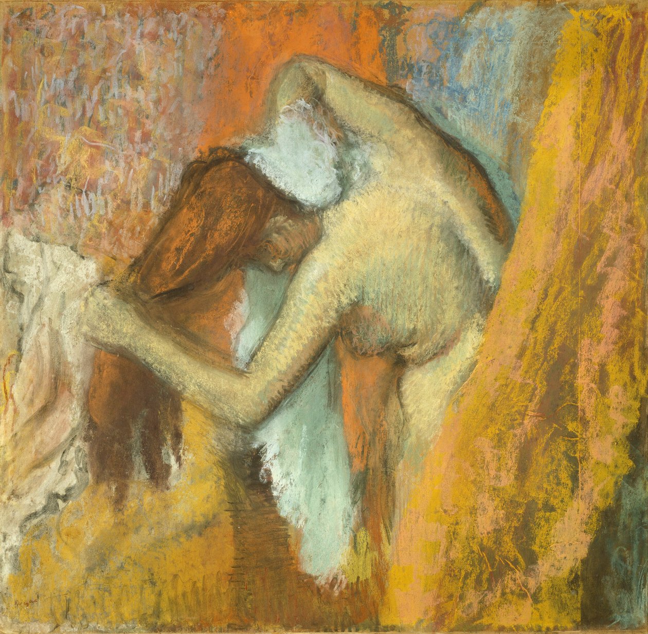 Kvinna vid sin toalett av Hilaire Germain Edgar Degas