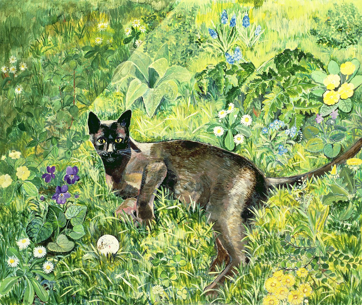 Golfkatt av Hilary Jones