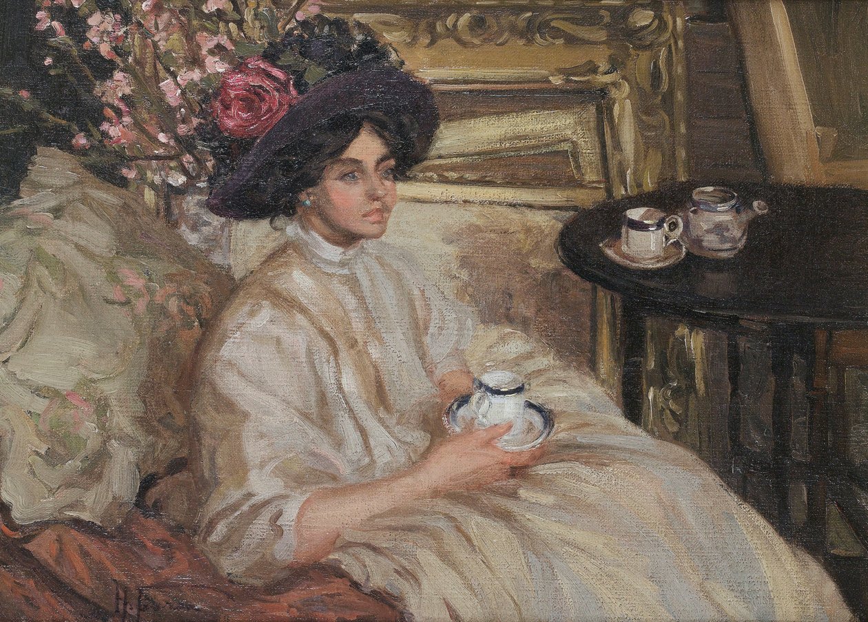 Afternoon Tea, 1917. av Hilda Fearon